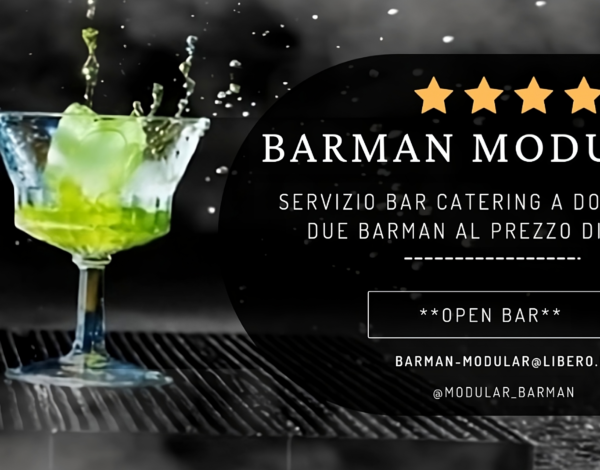 Barman & Barlady Listing Category Barman Modular – Cocktail catering a domicilio